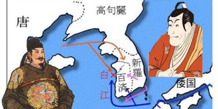 白江口战役历史图片