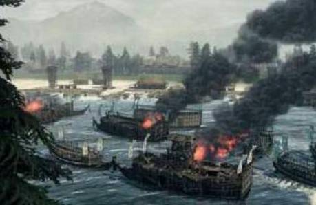 崖山海战历史图片