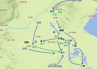固陵之战历史图片
