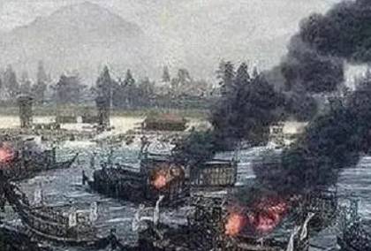 崖山海战历史图片