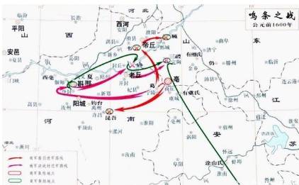 鸣条之战历史图片