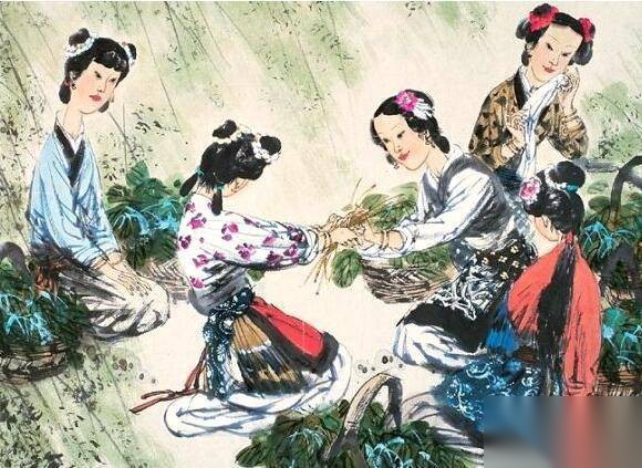 丝绸历史图片